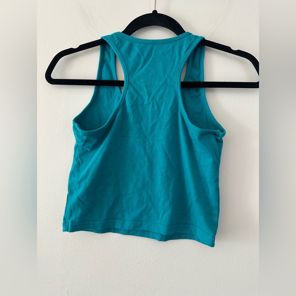 Teal Racerback Tank Top - Picture 2 of 2